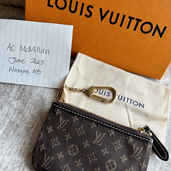Louis Vuitton Mini Lin Key Pouch/ Cles - Picture 4 of 9